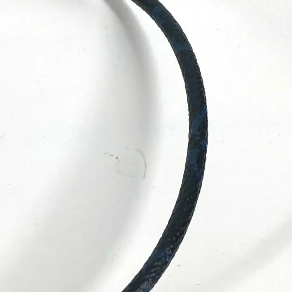 LOUIS VUITTON Blue Monogram Canvas Necklace